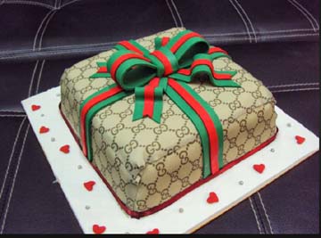 Boston Massachusetts Custom Adult Gucci Present Designer cake