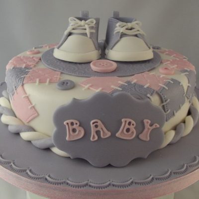 Baby shoe Cake