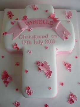 Denver Colorado Aspin Designer Custom Cross Shaped Cake