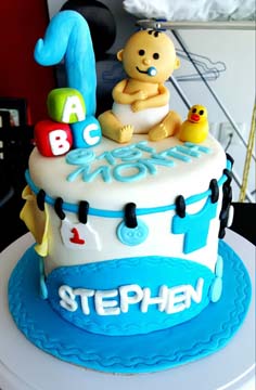 Denver Colorado Aspin First Birthday Designer Custom Cake