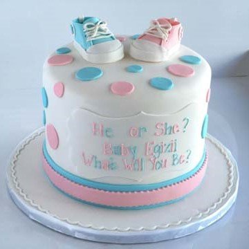 Englewood Denver Colorado Two Baby Shoes Shower Kiddy Custom Cake
