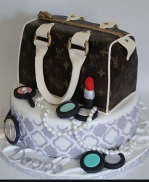 Louis Vuitton Atlanta Georgia Custom Bag Two Tier Cake