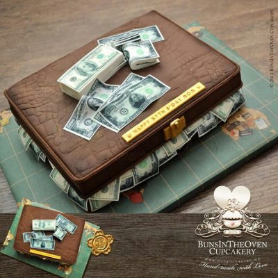 Wallet Money Cake