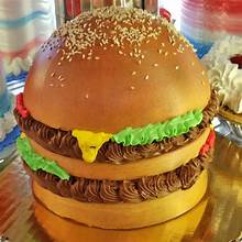 Hamburger Scrumptious Delicious Custom Cake